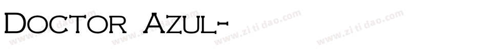 Doctor Azul字体转换
